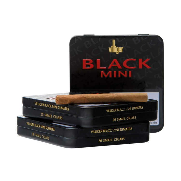 Сигариллы Villiger Black Mini Sumatra 20 Cigarillos
