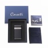 Зажигалка Caseti турбо, тонкая, черная
