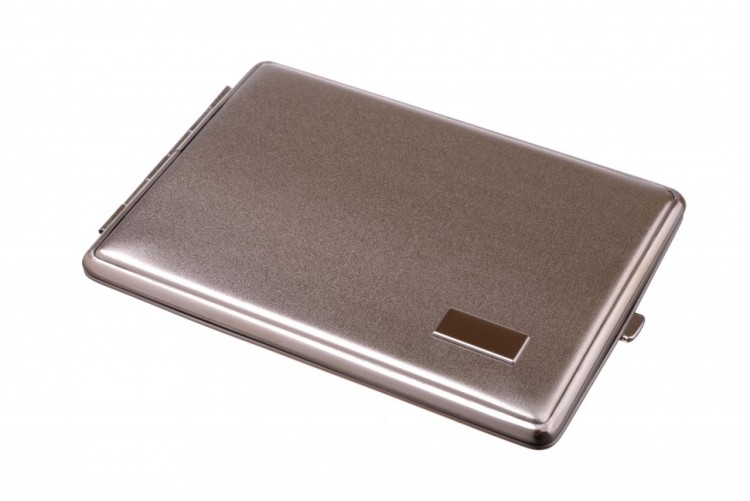 Портсигар STOLL на 12 сигарет 120 мм, нержавеющая сталь