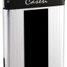 Зажигалка Caseti турбо, тонкая, серебристая