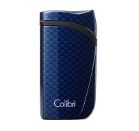 Зажигалка сигарная Colibri Falcon, синий карбон
