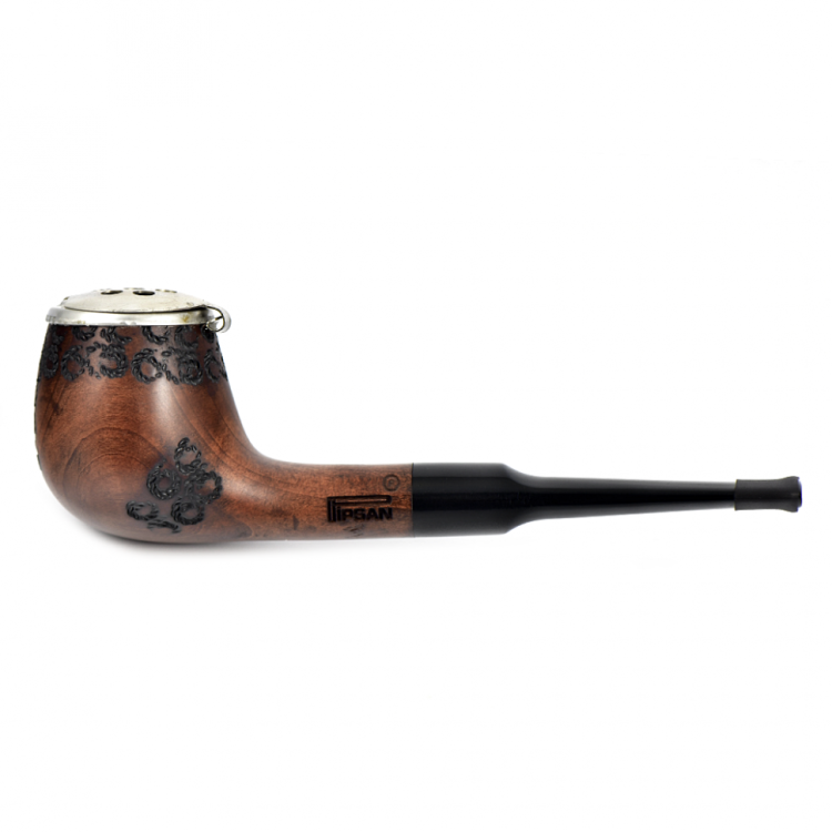 Трубка курительная Pipsan №OB142 прямая охладитель, крышка