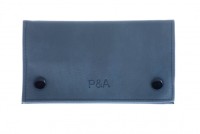 Кисет P&A для самокруток, экокожа, синий