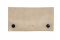 Кисет P&A для самокруток, экокожа, бежевый