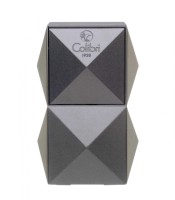 Зажигалка настольная Colibri Quasar, тройное турбопламя, Оружейная сталь