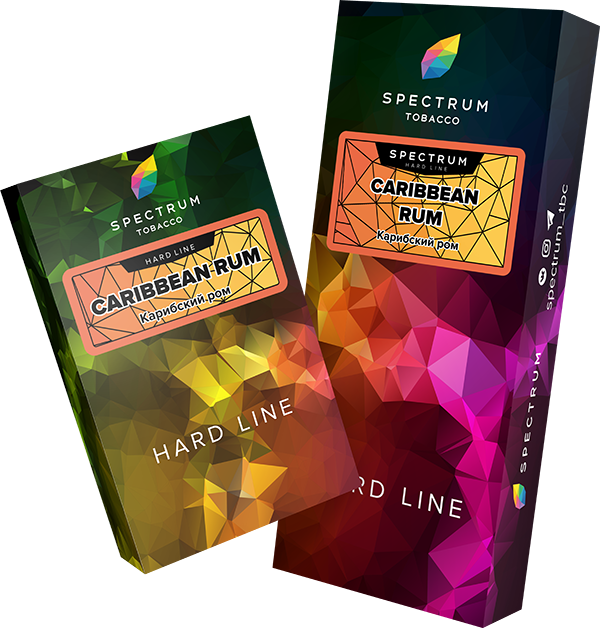Табак для кальяна Spectrum Hard Line Caribbean Rum Карибский Ром 40 гр.