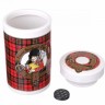 Банка для табака Lubinski "Шотландия", керамика, красная