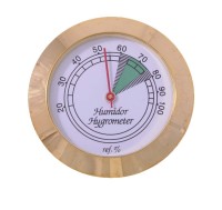 Гигрометр механический 43 мм, золото
