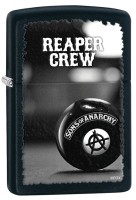 Зажигалка ZIPPO Sons of Anarchy  Black Matte 28677