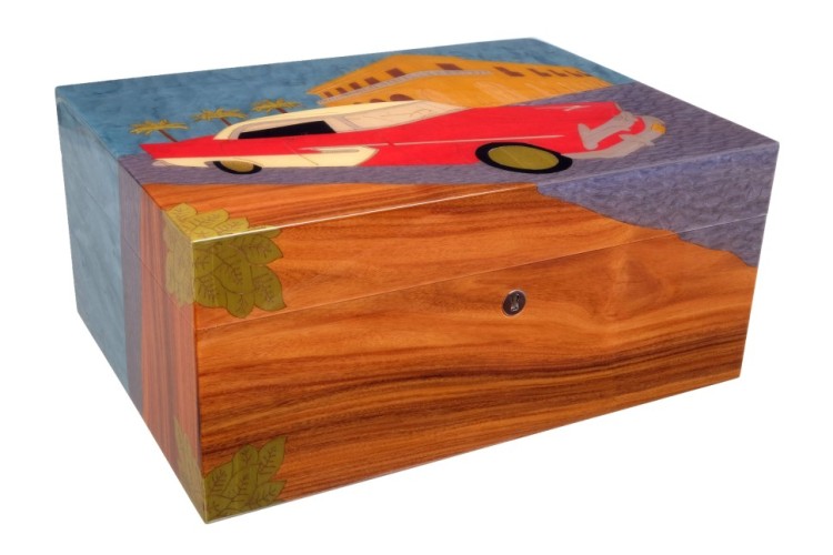 Хьюмидор Gentili Cuba на 80 сигар Инкрустация