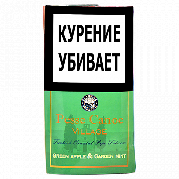 Трубочный табак Pesse Canoe Village Green Apple & Garden Mint 50 гр кисет