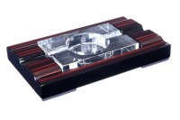 Пепельница сигарная Lubinski, Макассар и хрусталь 524-353