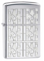 Зажигалка ZIPPO Playboy латунь  High Polish Chrome 28624