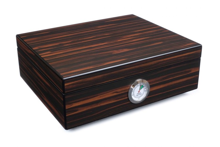 Хьюмидор Lubinski на 40 сигар с подарочным набором, Эбеновое дерево