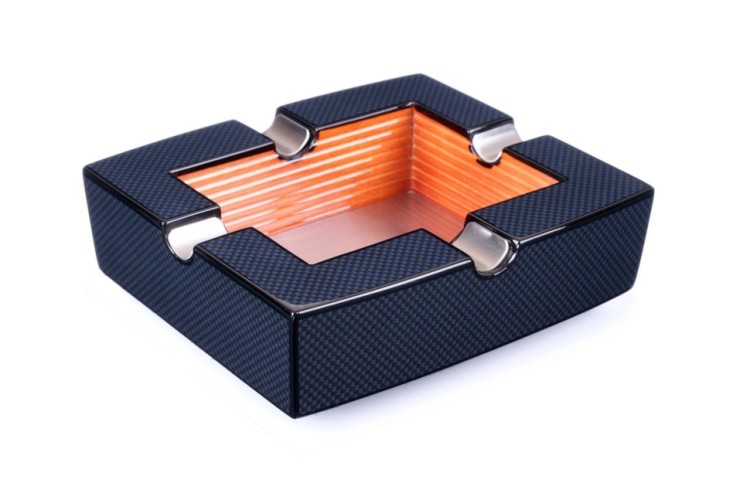 Пепельница сигарная Lubinski на 4 сигары, Карбон