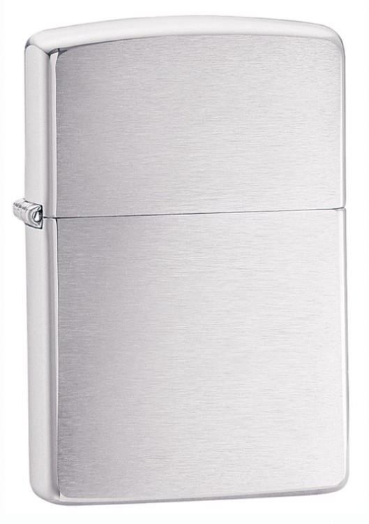 Зажигалка ZIPPO Classic с покрытием Brushed Chrome
