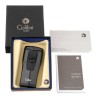 Зажигалка сигарная Colibri Monaco (тройное пламя), черный карбон