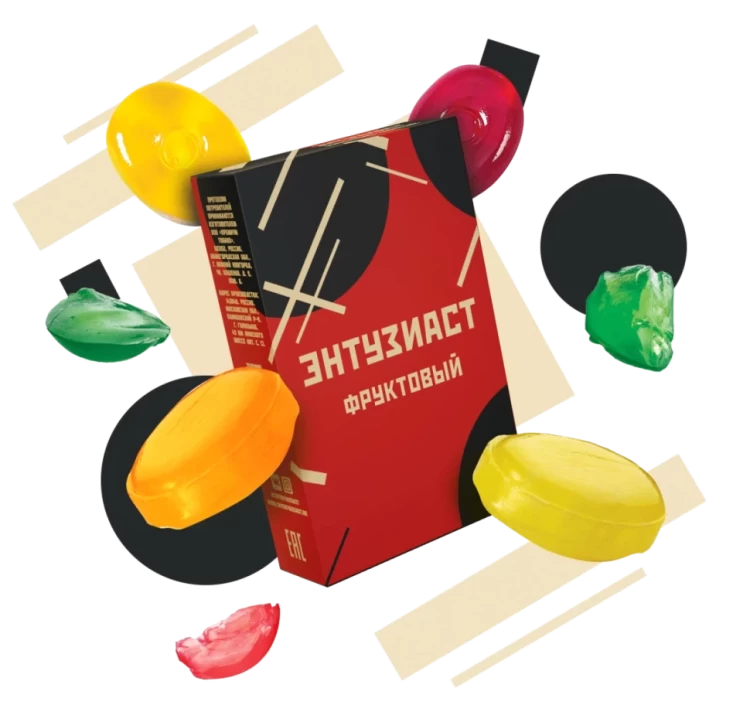 Табак для кальяна Энтузиаст ФРУКТОВЫЙ 25 гр