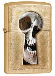 Зажигалка ZIPPO Keyhole Skull 28540