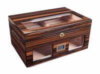 Хьюмидор Lubinski на 100 сигар cо стеклом, Макассар (уценка)