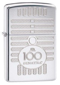 Зажигалка ZIPPO Frank Sinatra  High Polish Chrome 28958