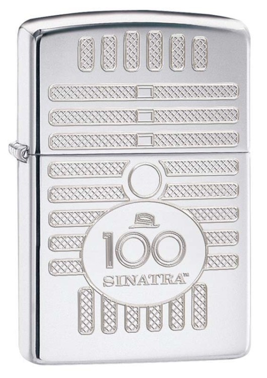Зажигалка ZIPPO Frank Sinatra  High Polish Chrome 28958