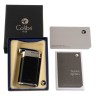 Зажигалка трубочная Colibri Pacific с тампером, матовый черный-хром