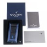 Зажигалка сигарная Colibri Stealth (тройное пламя), синий лак Navy