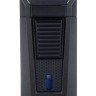 Зажигалка сигарная Colibri Stealth, тройное пламя, черный металлик