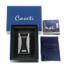 Зажигалка Caseti сигарная турбо, черная, с гильотиной