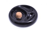 Пепельница на 2 трубки, керамика уценка