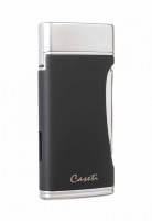 Зажигалка Caseti сигарная турбо двойное пламя), черная