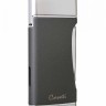 Зажигалка Caseti сигарная турбо двойное пламя), серая