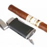 Зажигалка Caseti сигарная турбо двойное пламя), серая