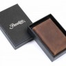 Портсигар Passatore на 14 сигарет, натуральная буйволиная кожа, Темно-коричневый