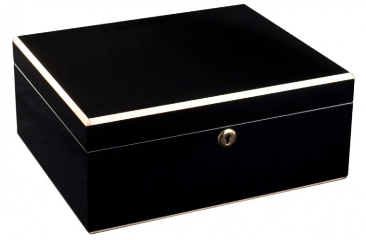 Хьюмидор Аdorini Milan M Deluxe, на 75 сигар, черный 1423