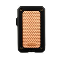 Зажигалка сигарная Colibri Rally, черная-красное золото