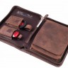 Сигарная сумка P&A на 6 сигар, натуральная кожа, коричневая