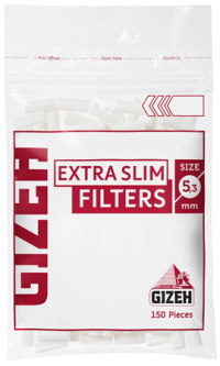 Фильтры для самокруток GIZEH Extra Slim 150, 5.3 мм