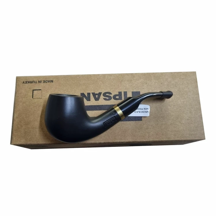 Трубка курительная Pipsan №MN150 Компакт Блэк охладитель