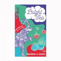 БЕСТАБАЧНАЯ СМЕСЬ BRIGHT TEA МАЛИНА/КОКОС