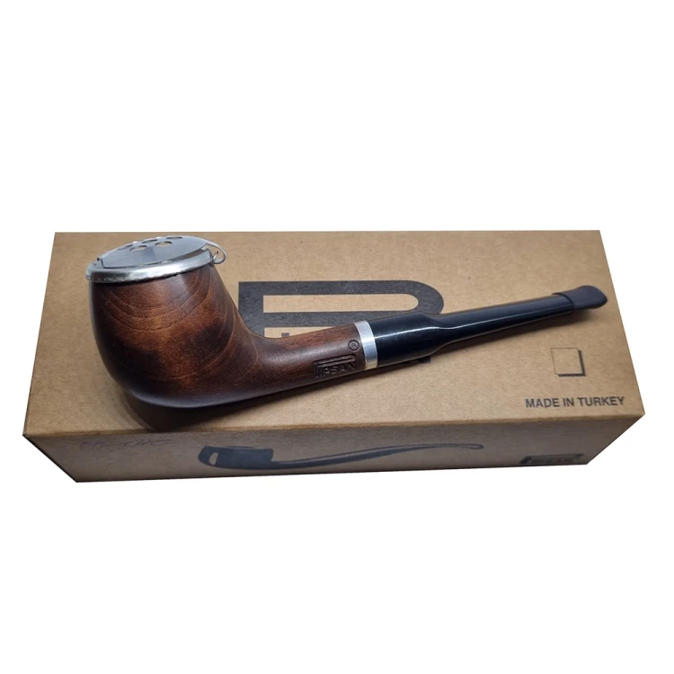 Трубка курительная Pipsan №OB143 прямая охладитель, крышка