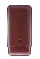 Чехол Jemar на 3 сигары (диаметром до 28 мм), натуральная кожа