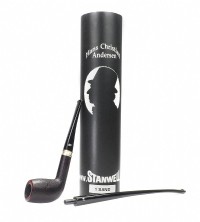 Трубка STANWELL H.C. ANDERSEN Black Sandblast 1 HCA/1, 9mm