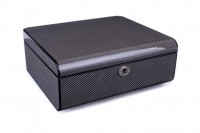 Хьюмидор Tom River на 30 сигар, Карбон