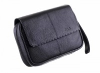 Сумка P&A для 4 трубок и табака, натуральная кожа, подарочная упаковка