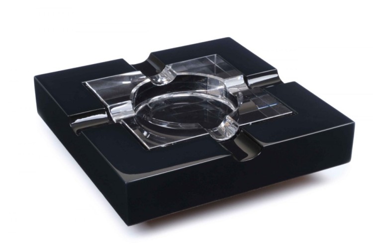 Пепельница Howard Miller на 4 сигары, Черный лак