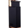 Зажигалка сигарная Colibri Evo, черная-красное золото