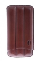 Чехол Jemar на 3 сигары, натуральная кожа