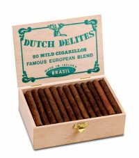 Сигариллы Dutch Delites Classic Brasil 50 деревянная коробка